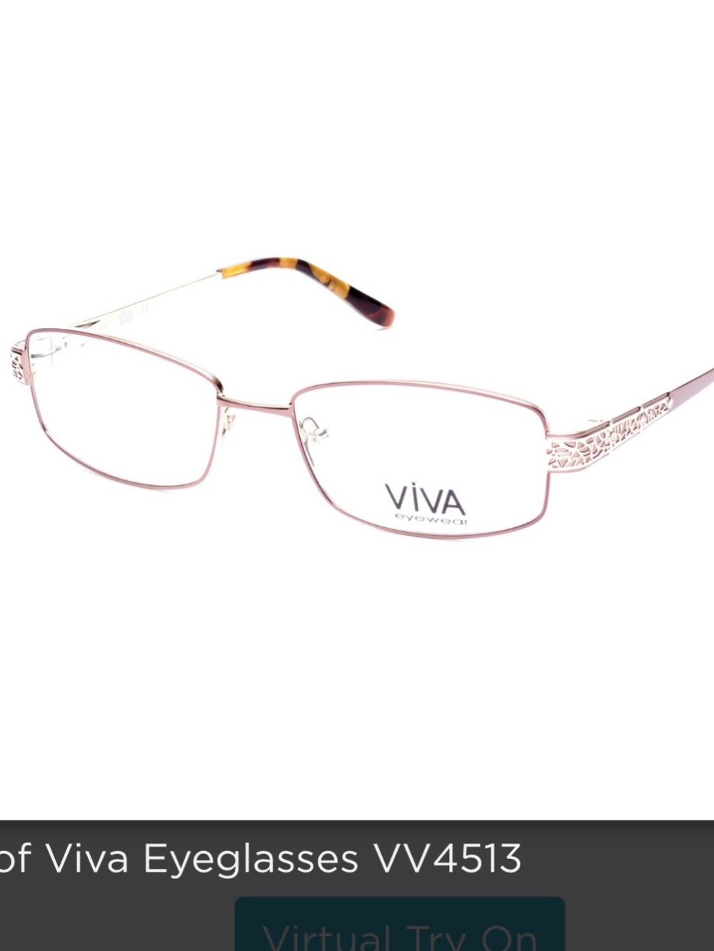 VIVA Eyewear VV4513 Reading Glasses Women’s 52 17 135 Metal Frames w/ scrip lens